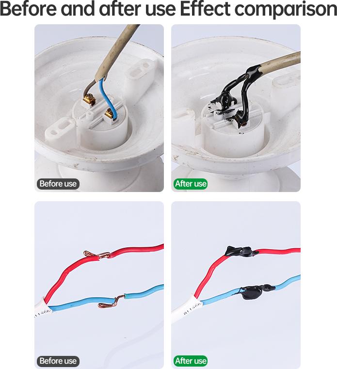 Flüssiges Isolierband Wasserdicht Isolierendes Reparaturband Neues Reparatur-Gummi Elektrischer Drahtkabel Kleber Isolierpaste Dichtmittel