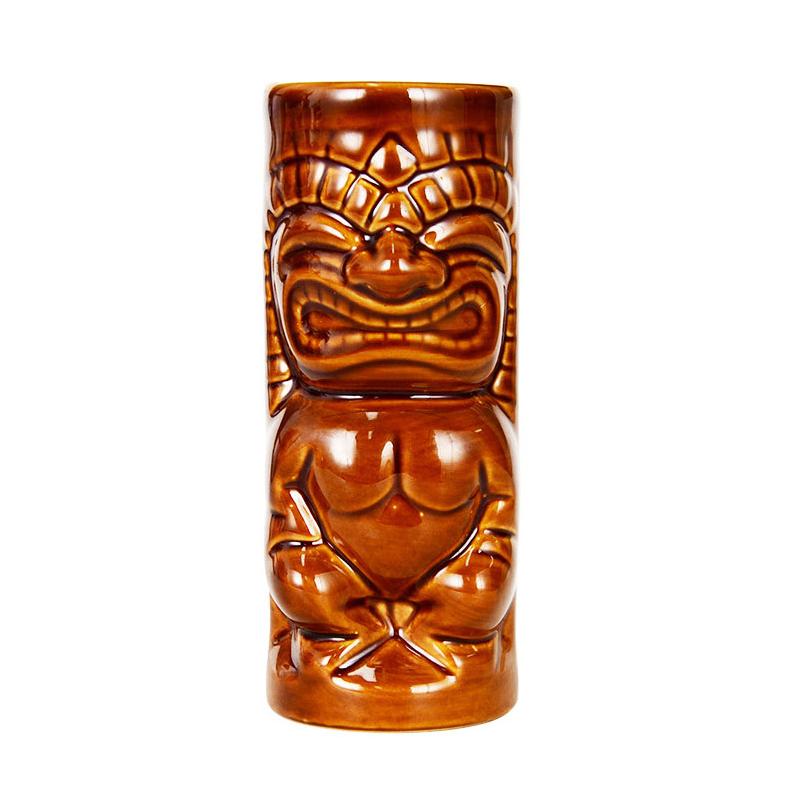 

Hawaiian Cocktail Cup Home Decor Cocktail Cup Bar Antique Relief TIKI Mug Creative Ceramic Mug Home Decoration Christmas Gift 340ml