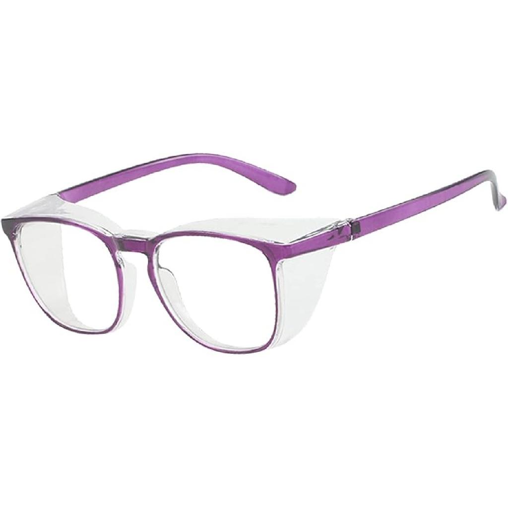 Schutzbrille für Männer Frauen Krankenschwestern Antibeschlag Stilvoll Modisch Bequeme Brille mit Seitenschutz Augenschutz für Erwachsene