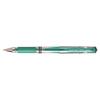 Gel Ink Rollerball - UNIBALL - Signo Broad UM153 - Broad Tip 1mm - Color Green - Super INK