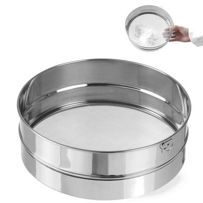 Dense Confectionery Sieve for Sifting Powdered Sugar, Diameter 247mm, Steel, Hendi 637791