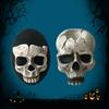 Scary Skull Head Candlestick Gothic Skull Head Wall Lamp  Restaurant