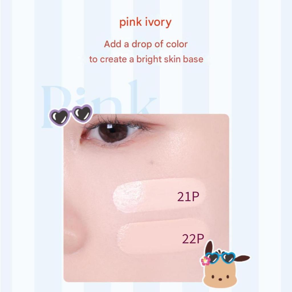 Wakemake SeamLess Wear Cushion 9COLOR [Sanrio Pochacco Edition] Main 15g +  Refill 15g (3 Options)