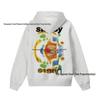 Men's Terry Cloth Hooded Sweatshirt - Basic Style 2025 Pullover Hoodie 700gsm
