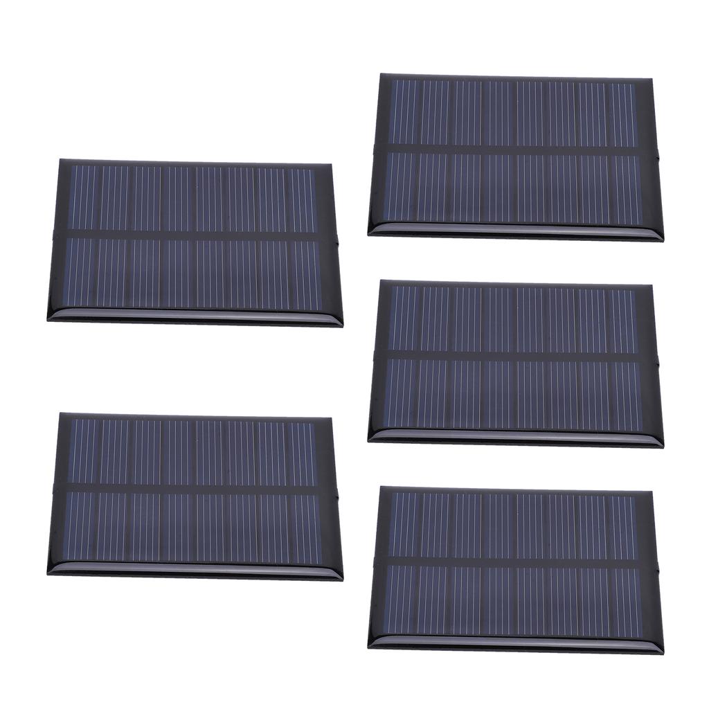 5 stk Mini solcellepanel epoksycellekortmodul for batterileker lader lys 4V 150mA