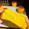 Anxiety Relief Squishy Toy Realistic Crunchy Caramel Custard Pudding Soft Squeeze Stress Relief Vent Toy Gift For Kids Adults