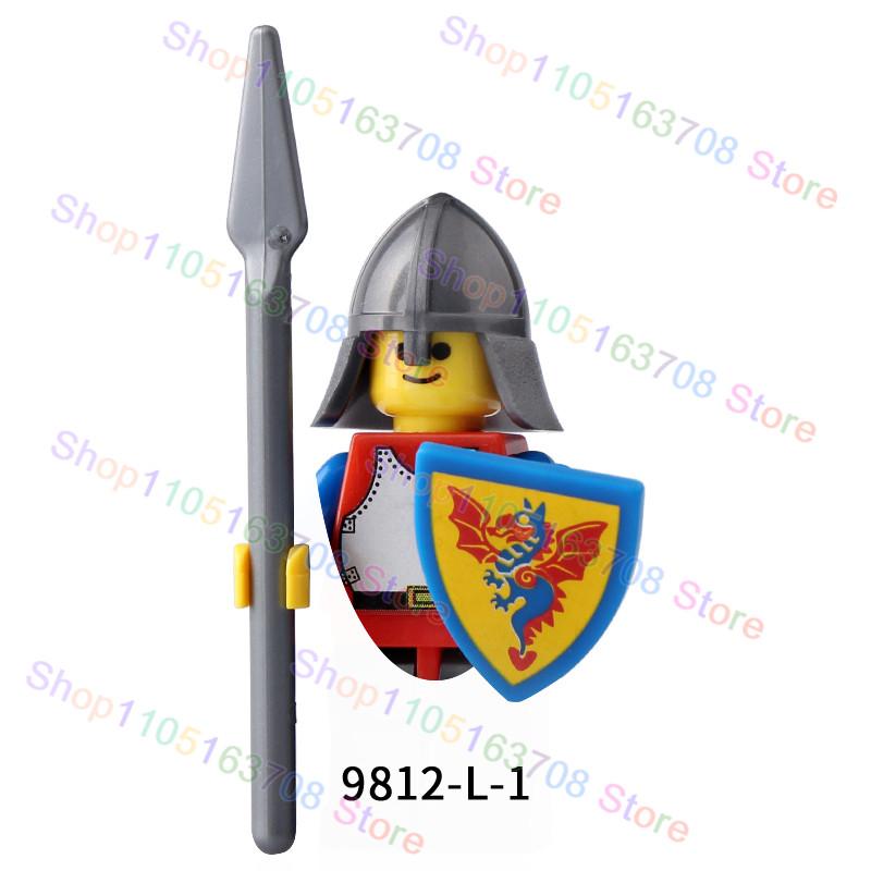 Hochwertige Mittelalterliche Fantasy-Kreatur Hochwertige Ritter Hochwertige Figuren Hochwertiges Gebäude Hochwertige Bausteine Hochwertige Römisches Heer