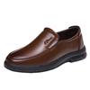 Men's Leather Shoes Soft Sole Breathable Black Brown Casual Leather Shoes Dress Shoes