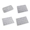 Silicone Mold Alphabet Letter Number Casting Soft Multi-Purpose Baking Mould