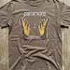 Paramore 2009 Tour Butterfly Vintage Brown Graphic T-Shirt Unisex Cotton Tee