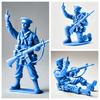Funny Soldier Giving The Middle Finger Statue Desktop Ornaments Green Military Blue Navy Man Middle Finger Plastic Figures Toy