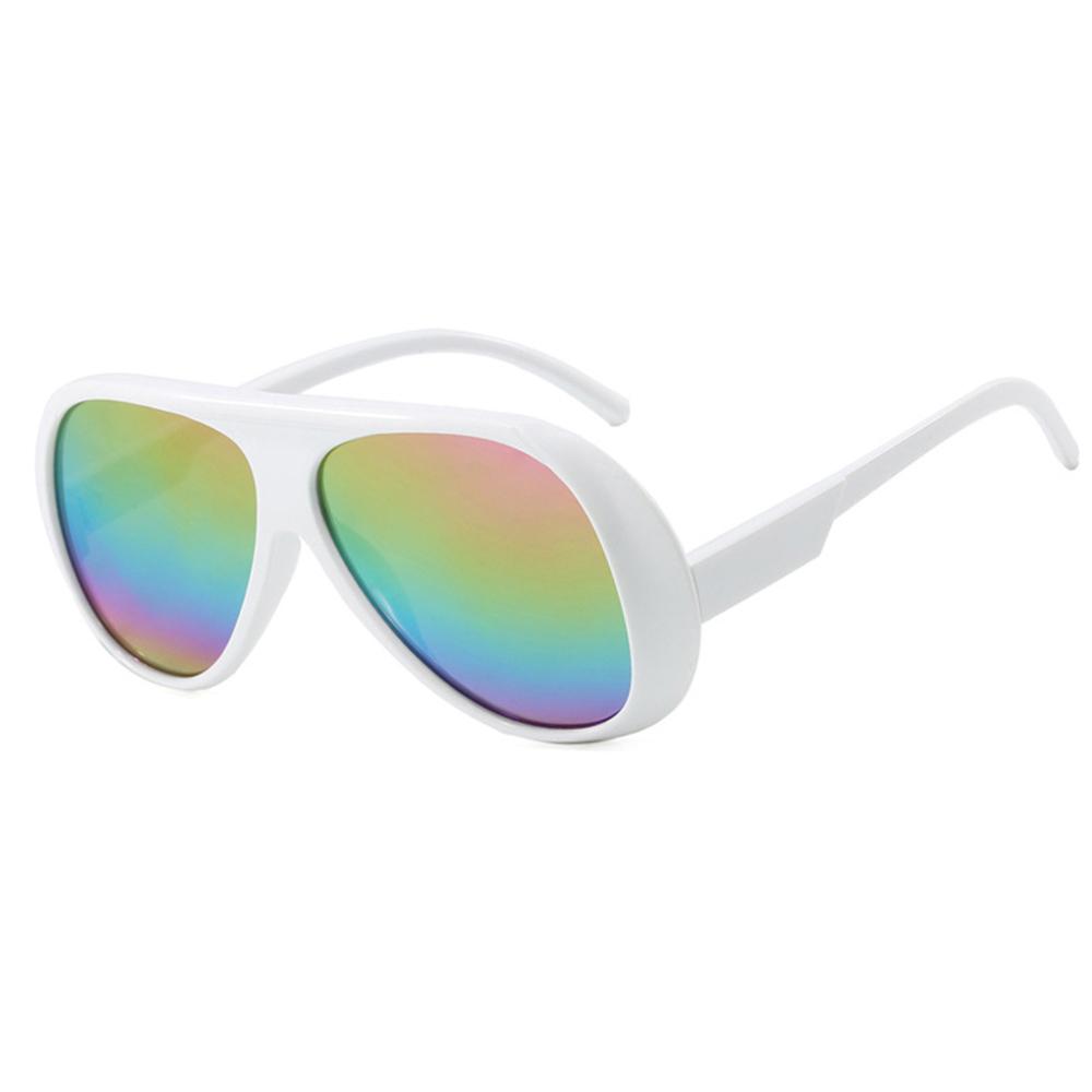 1pc Fashion Vintage Oversized Punk Sunglasses Goggle Women Men Trend Pilot Sunshade Glasses Designer Street Style Casual Eyewear