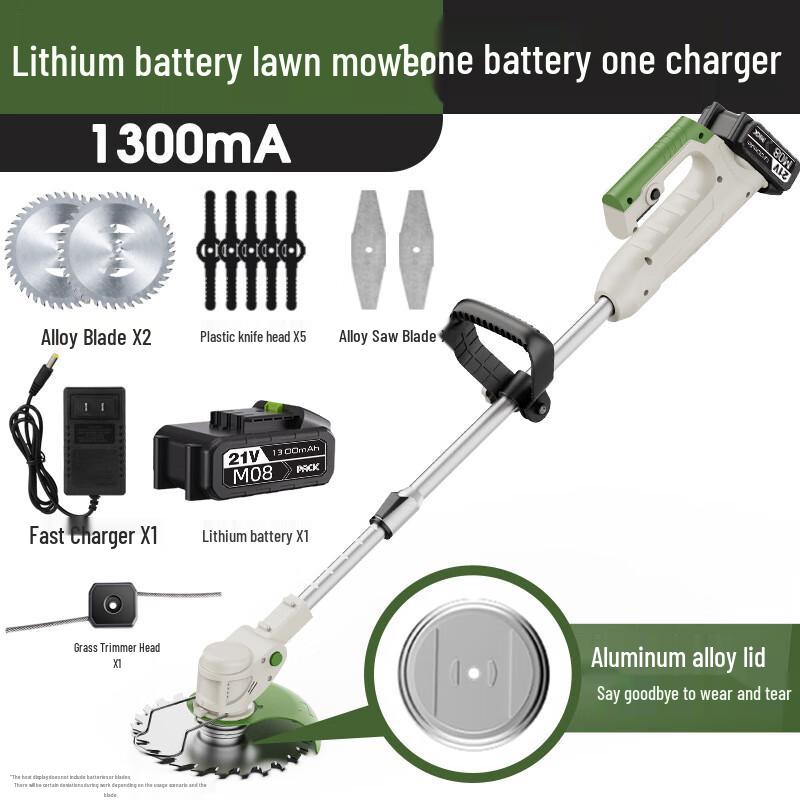 Laipusen Akku-Hand-Gartenschneider & Rasenmäher CN-Stecker (Adapter enthalten)