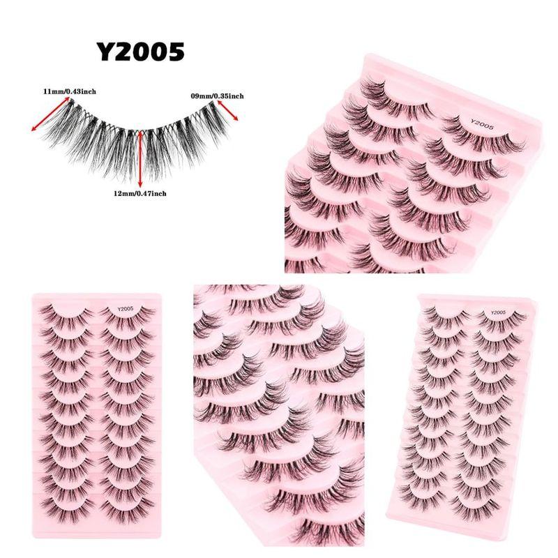 Lashie - Natural / Dense Multipack False Eyelashes (Various Designs)