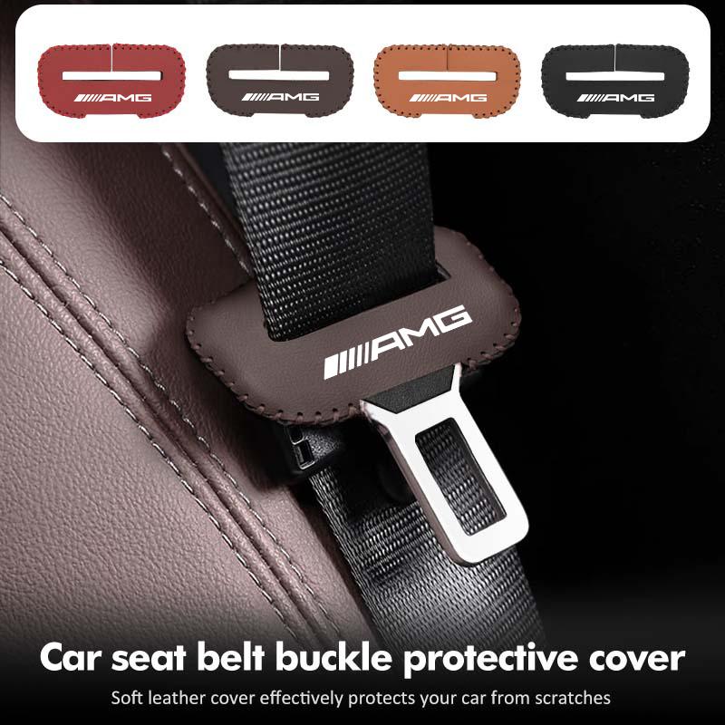 BLZ3 Car Seat Safety Belt Buckle Anti-Scratch Protector Clip For Mercedes Benz AMG A B C E S G Class A180 CLK CLA GLE GLC W212 C200