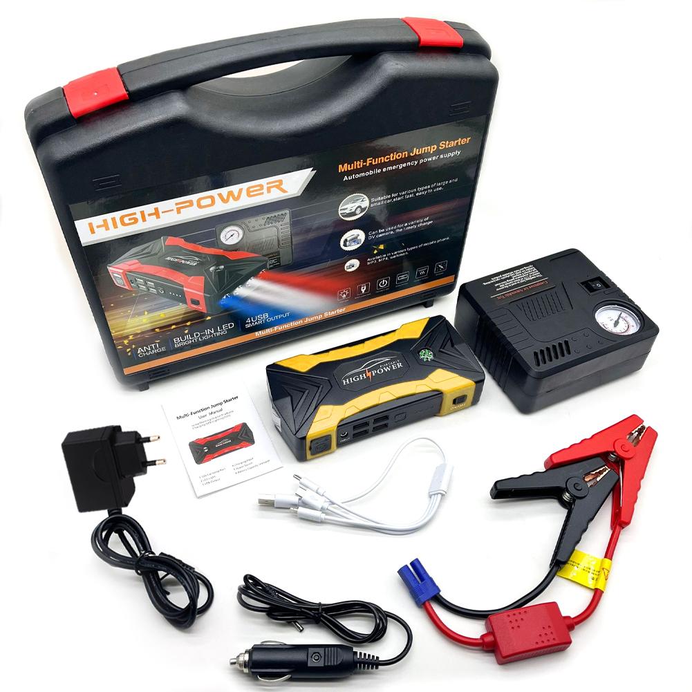 99800mAh 20000mAh Car Jump Starter 3000A Starting Device Portable Power Bank Battery Starter Launcher For Car Booster Articles