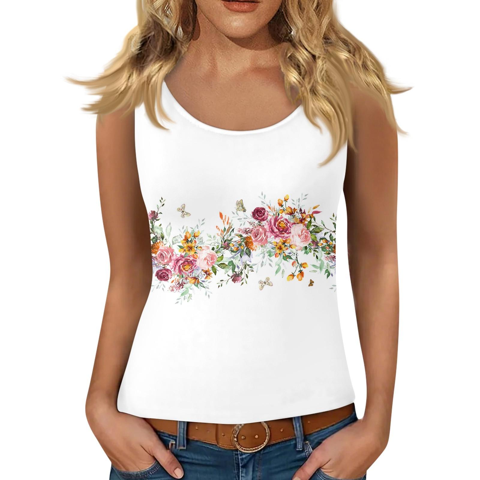 

Женский жилет без рукавов с глубоким вырезом, футболка с U-образным вырезом, подтяжки XL белый