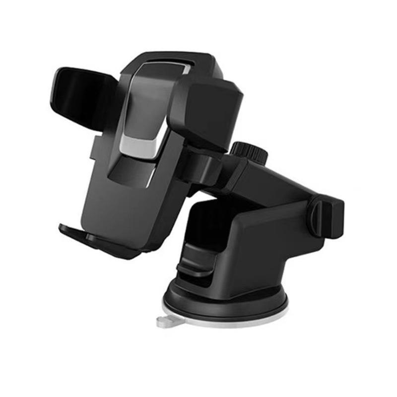 360° Rotating Silicone Suction Cup Car Phone Mount with Telescopic Rod