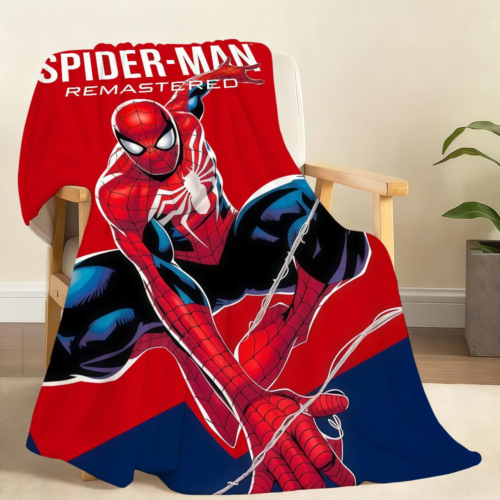 Classic S-Spider-Man Blanket Soft Throw Blanket for Home Bedroom Bed Sofa Picnic Travel Office Rest Cover Blanket Gift