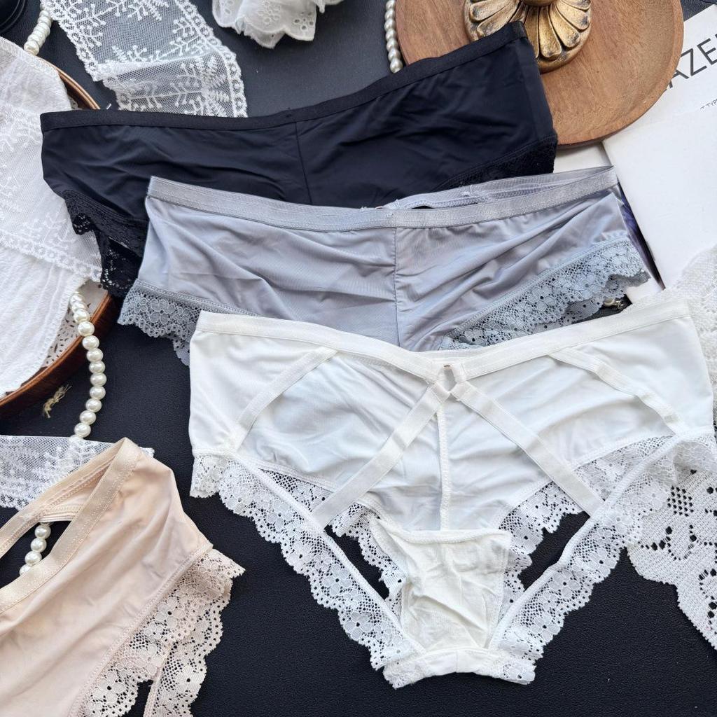 Clearance Ice Silk Lace Low-Rise Women's Panties