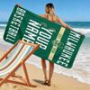 Name Custom Milwaukee Bucks Print Beach Towel, Large Soft Quick Dry Towel for Beach Camping Swimming