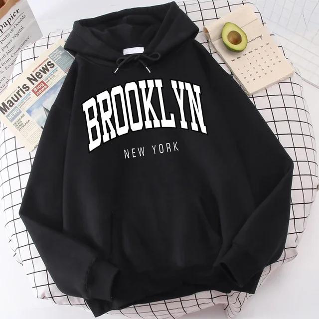 Brooklyn New York Print Hanorace pentru bărbați Haine de calitate la modă Trening clasic Simplicity Îmbrăcăminte Harajuku pentru bărbați