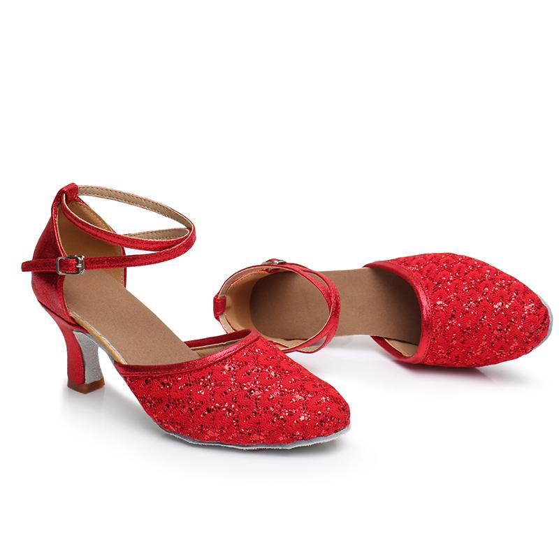 Dámský ples Party Latin Tango Chacha Valčík Taneční boty s uzavřenou špičkou Výška podpatku 5CM