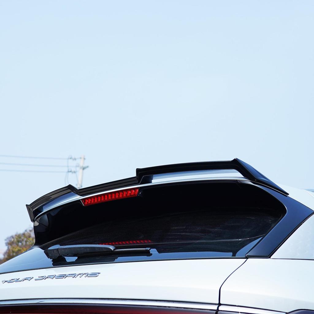 Fits 2022 BYD Yuan PLUS-MC: front bumper, lip, splitter, rear lip, side skirts, roof spoiler, rear wing.