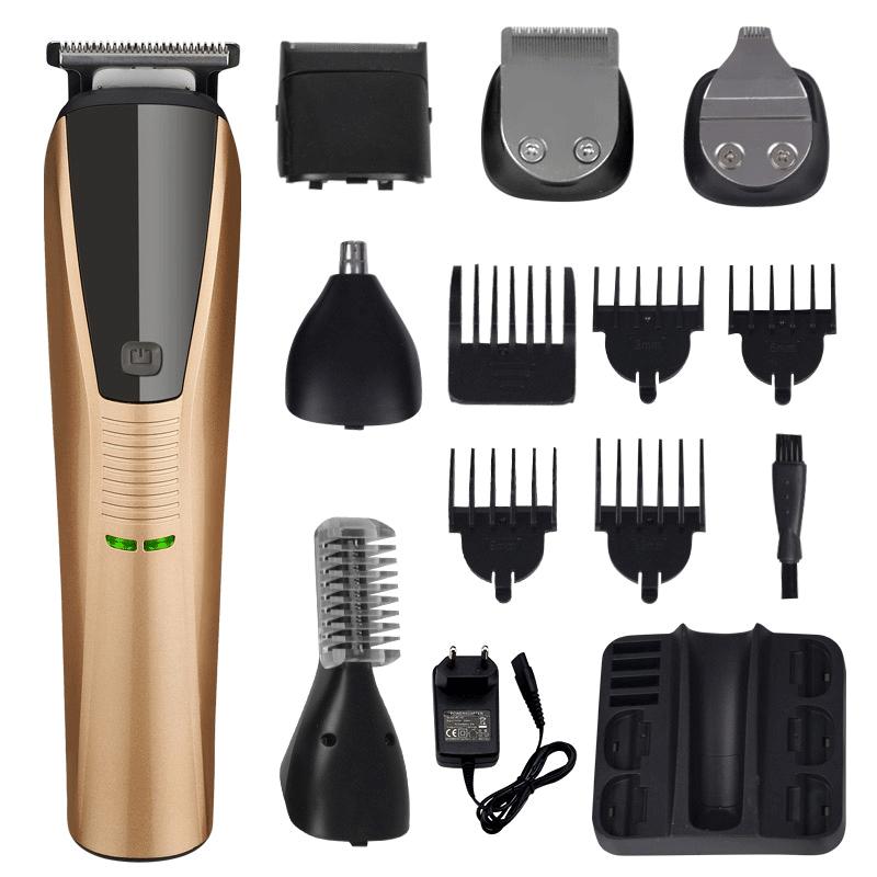 

Новая многофункциональная умная электрическая машинка для стрижки волос, моющиеся ножницы для стрижки волос «шесть в одном», бритва, набор триммеров для ухода за волосами.