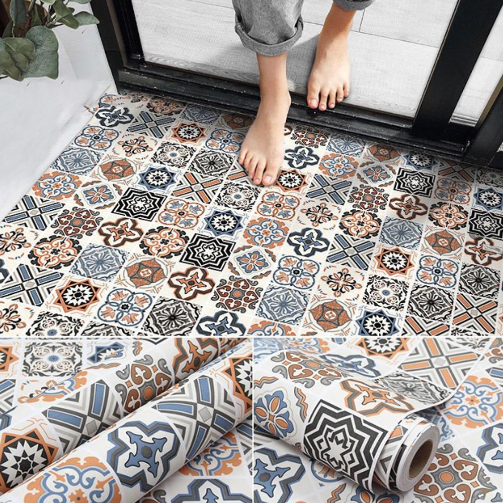 40cm Marble Kitchen Oil-Proof Film Stove 3D Waterproof Self-Adhesive Wallpaper Countertop Cabinet Renovation Tile Wall Stickers