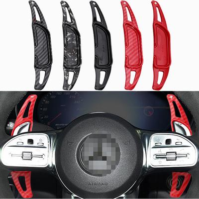 För Mercedes-Benz AMG A35 A45 C63 E63 S63 G63 C43 CLA GLA GLC GLS GLE 2016- Bilratt Växelpaddel Växlingsspak Förlängning
