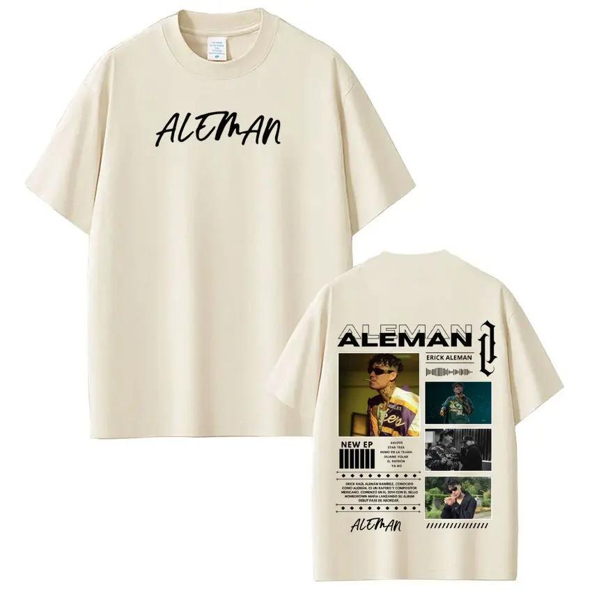 

Rapper Aleman New Album Tour Printed TShirt Unisex HipHop Style Loose Fashion Short Sleeve TShirt Casual TShirts S