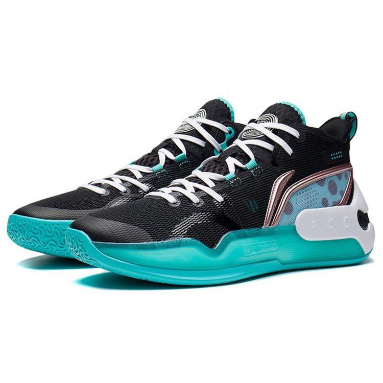 Li Ning Yu Shuai 16 Lightweight High Resilience Shock Absorption Non-Slip Wear-Resistant Low-Top Basketball Shoes Men Basketball Shoes Black ABAS053-6