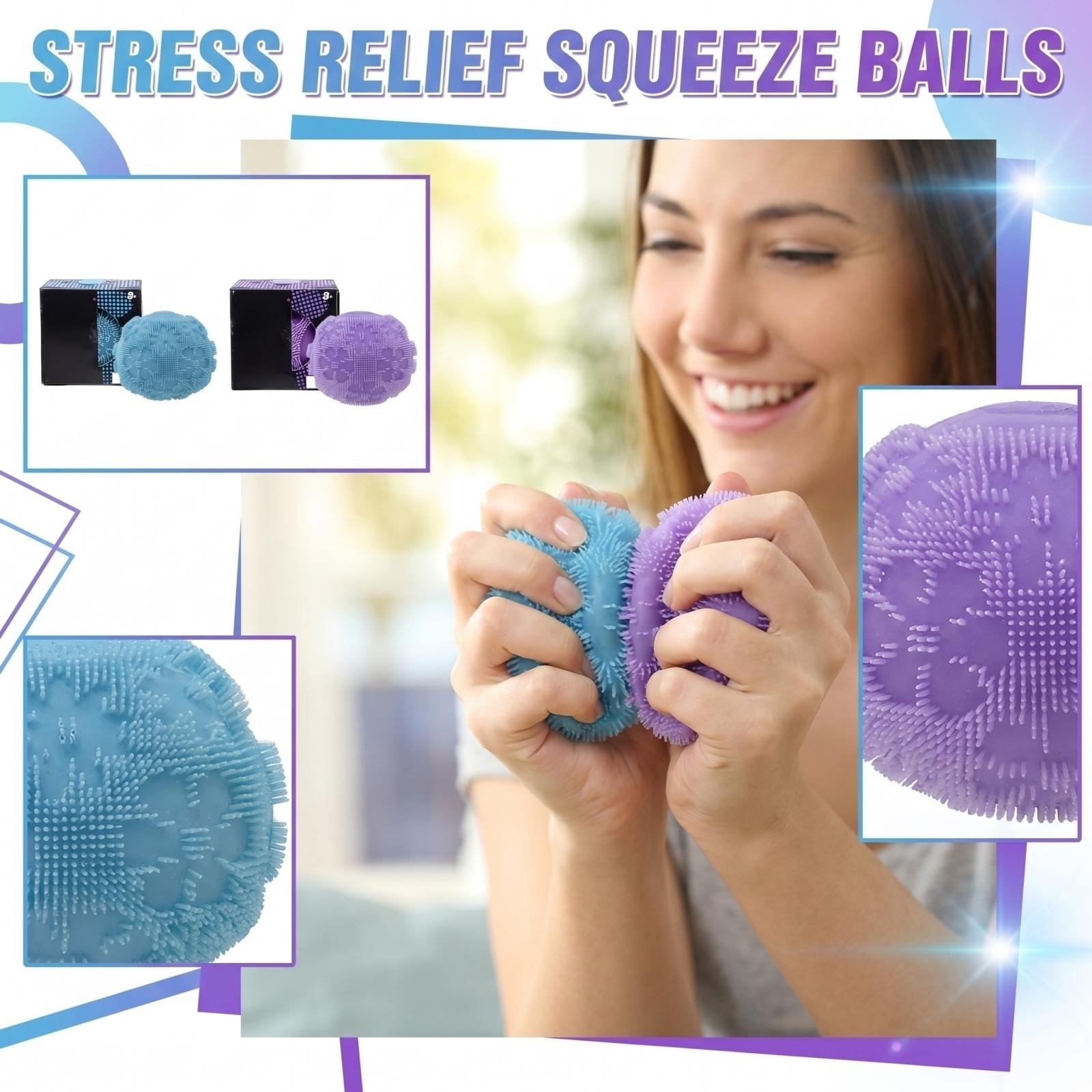

Sensory Stress Relief Toy Set for Kids and Adults Soft Textured Squeeze Balls for Relaxation and Focus Suitable for Home Office Classroom Use One Size
