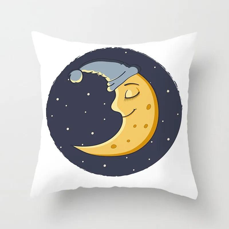 Yellow Flower Pillowcase Office Living Room Home Pillowcase Car Ornaments