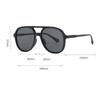 Unisex Fashionable Double Beam Sunglasses Outdoor Sports Fishing Driving Sun Shade Sun Glasses Large Frame Ellipse Goggle