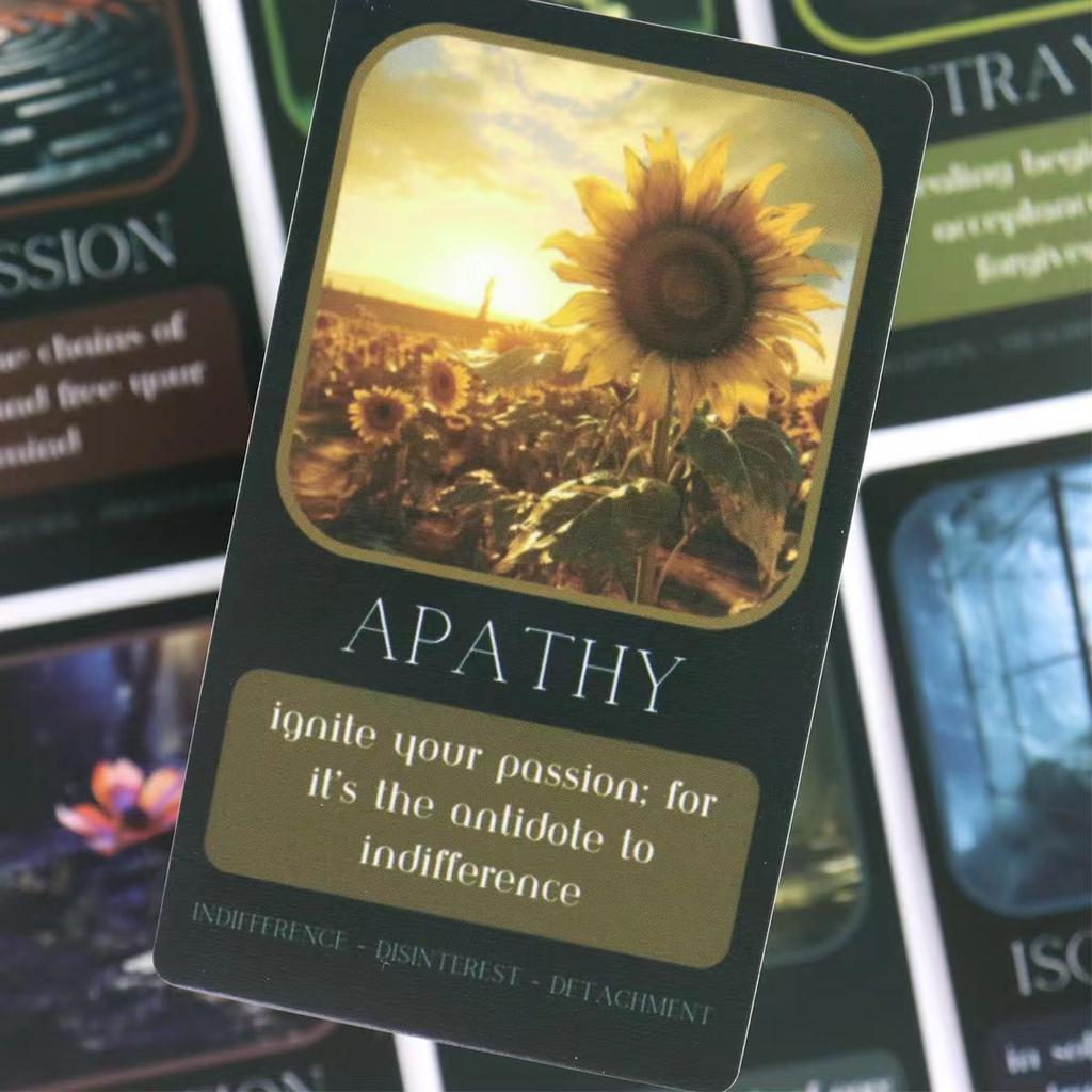 Shadow Work Cards | 33 Unique Oracle Cards | Self-Care & Oracle Companion 10.3*6cm