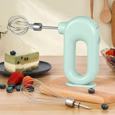 Electric Egg Beater Handheld Mixer Food Beater Whisk with 4 Speed for Baking Cake Egg Cream Upright