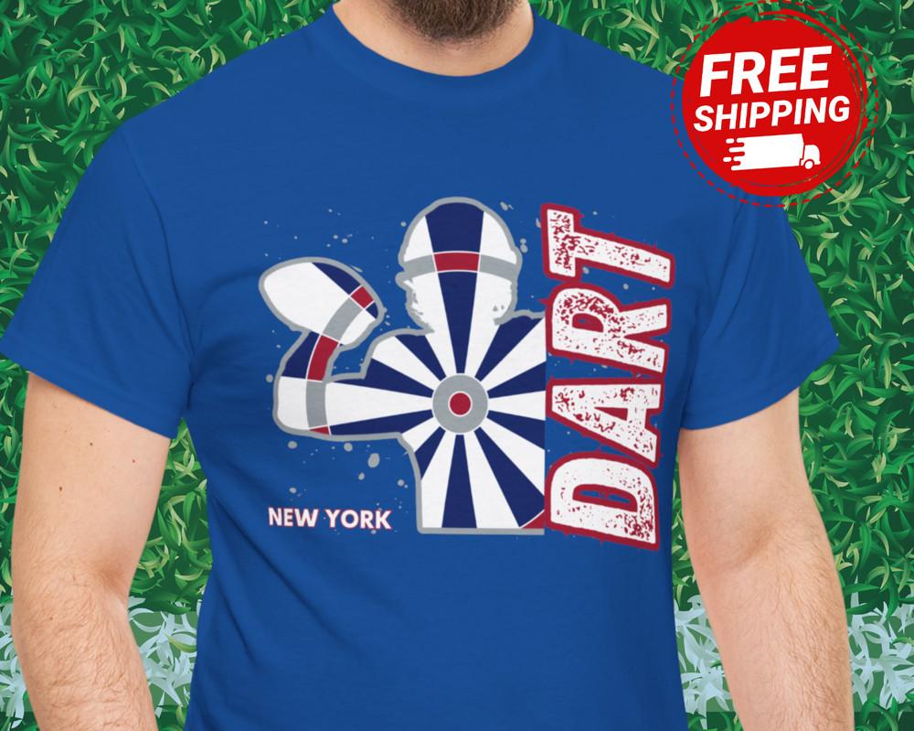 Jaxson Dart Shirt Giants Shirt NY Football Giants Quarterback Dart Unisex Tee Unisex T-Shirt