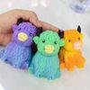 Squishy Maltose Sugar Cow Squeeze Toy Kawaii Cattle Stretchable Slow Rising Fidget Toy For Adults Stress Anxiety Relief Gifts