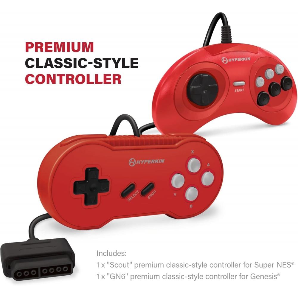 HyperkIn Retron 3 Av Console Red   Nes  sNes  geNesis  Compatible Retro All In 1