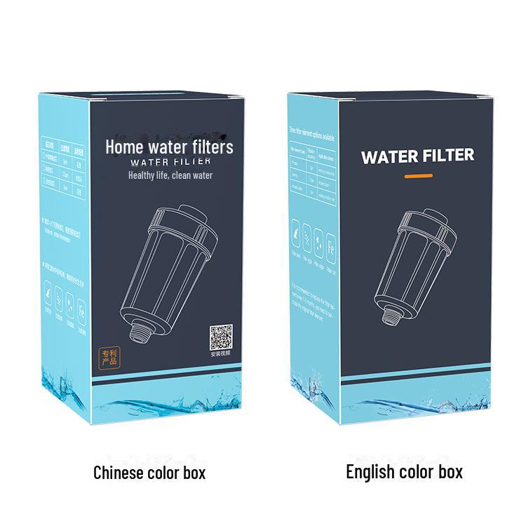 Avancerat tvättmaskinsduschblandare förfilter med keramisk kärna och PP-bomull