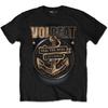 Volbeat Unisex Tričko: Kotva - Střední - Černá