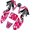 Complete Graphics Decals Stickers Kit for CRF50 XR50 CRF 50 XR 50 Plastics Fairing SDG SSR 107 110 125CC Thumpstar Atomik Dirt Pit Bikes Motorcycle