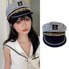 Adjustable Sea Captain Hat Sailors Hat Unisex Maritime Hat Stylish Seafaring Hat Costume Accessory Unisex