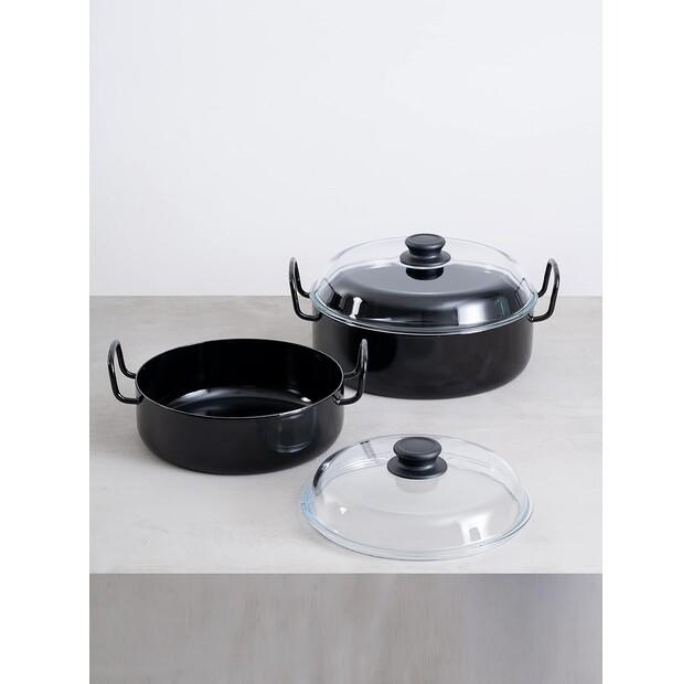 Сковорода Riess Classic Oma's с крышкой 28 см, 4,4 л (0459-022)