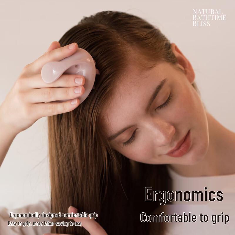 KRRAMEL Silicone Scalp Massager Shampoo Brush Normal