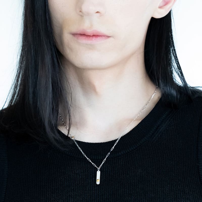 BE/GINS Silver925 Time Cogwheel Necklace