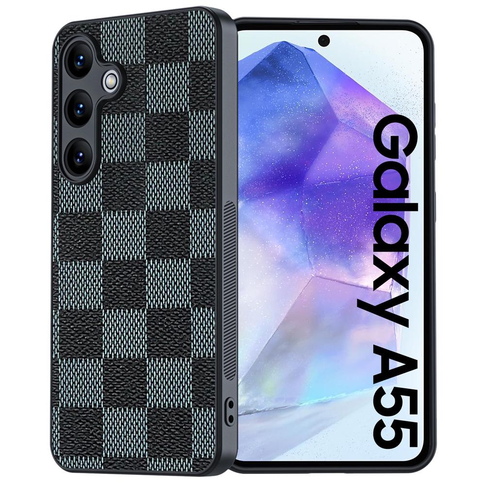 Samsung Galaxy A54/A55 Kevlar Carbon Fiber Leather Protective Case