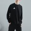 Adidas Logo Sports Casual Bluza z Okrągłym Dekoltem Unisex Bluza Czarna Biała ACLLSPS3CS-BW